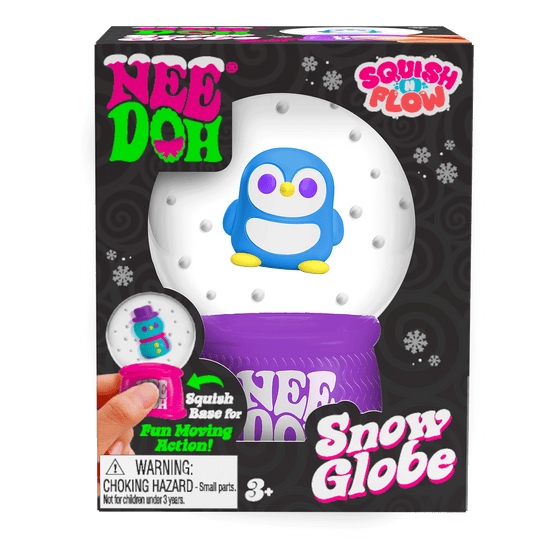 NeeDoh Squish N Flow Snow Globe v8010